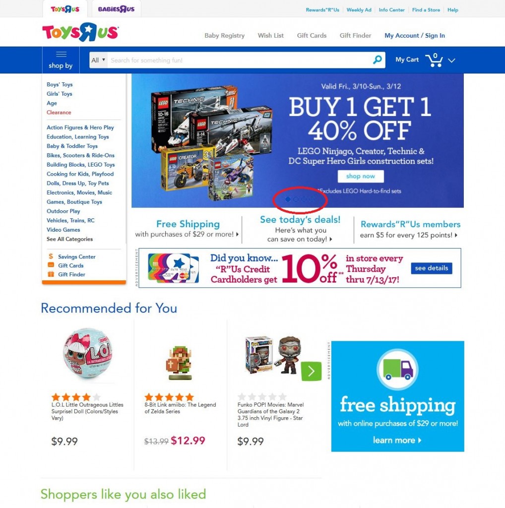 Criteriile de evaluare GPeC - audit de site - Homepage - Slider
